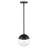 Martina 1-Light Dimmable Steel Globe Pendant-86275726