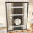 Cascada 50-54" W x 74" H Double Sliding Shower Door with 1/4"（6mm） Grey Tempered Glass, Matte Black-123410983