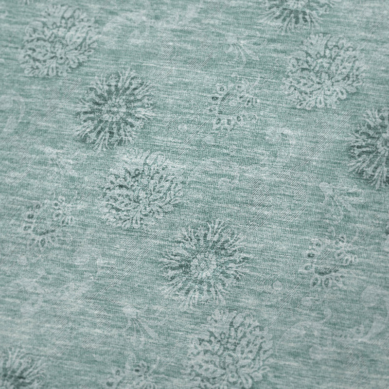 Jeté floral Sherpa ASB789 Addison, Sarcelle