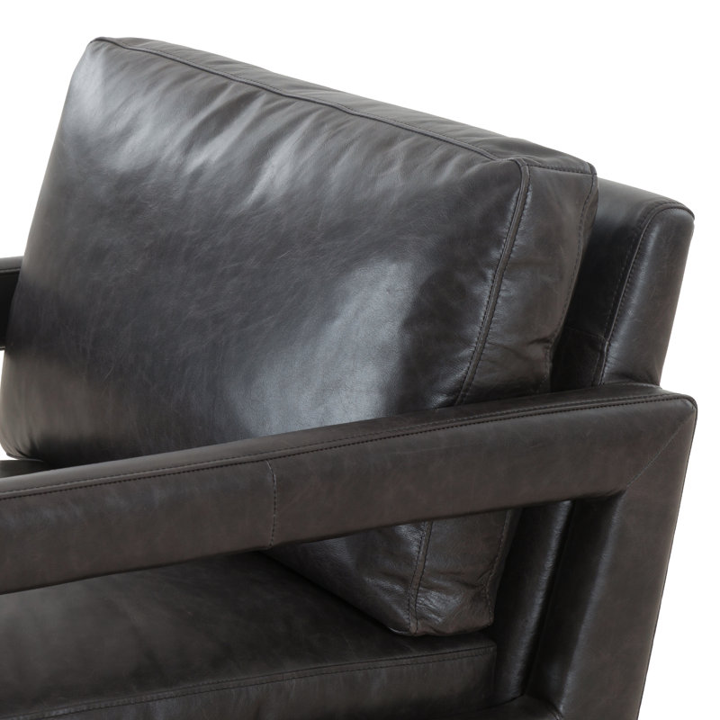 Olson Armchair, Sonoma Black Top Grain Leather