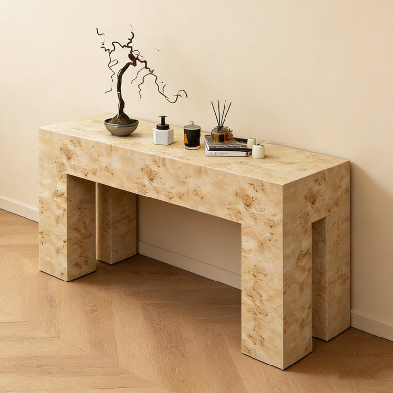 Console Retro Luxury Art, H 29,53 po x l 70,87 po x P 15,75 po