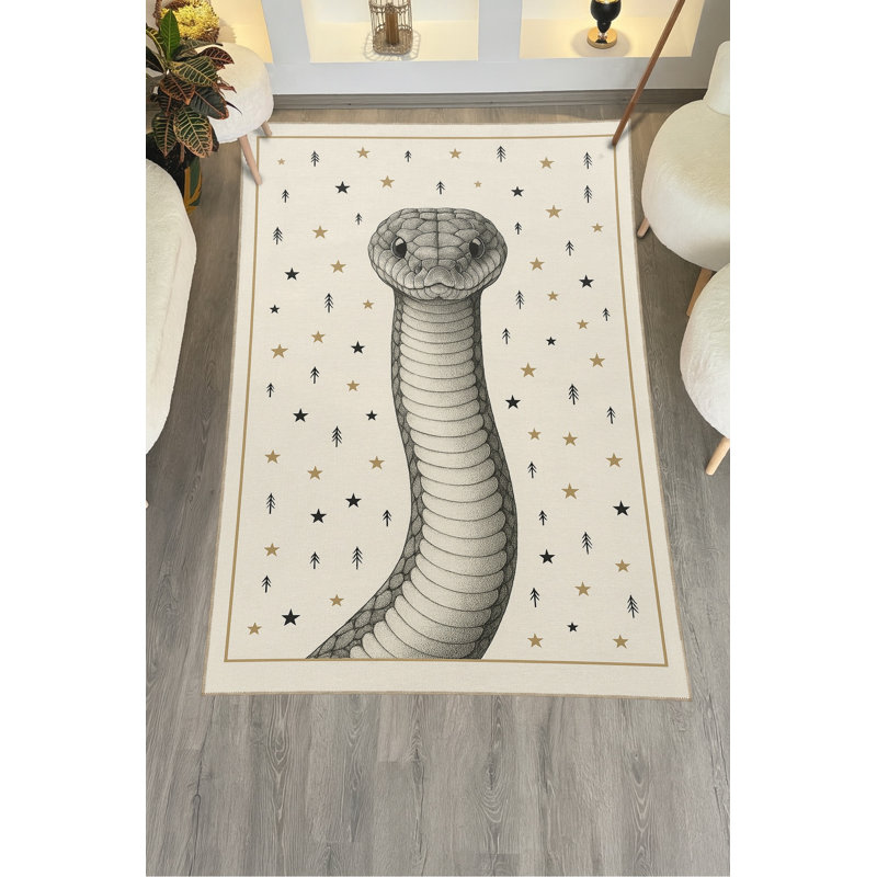 Tapis gris tissé Mosso, 2' x 2'11"