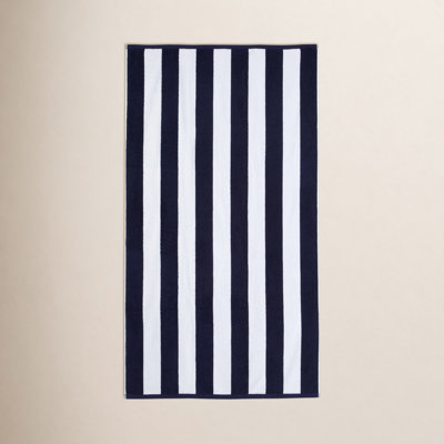 Mendel Striped Cotton Beach Towel