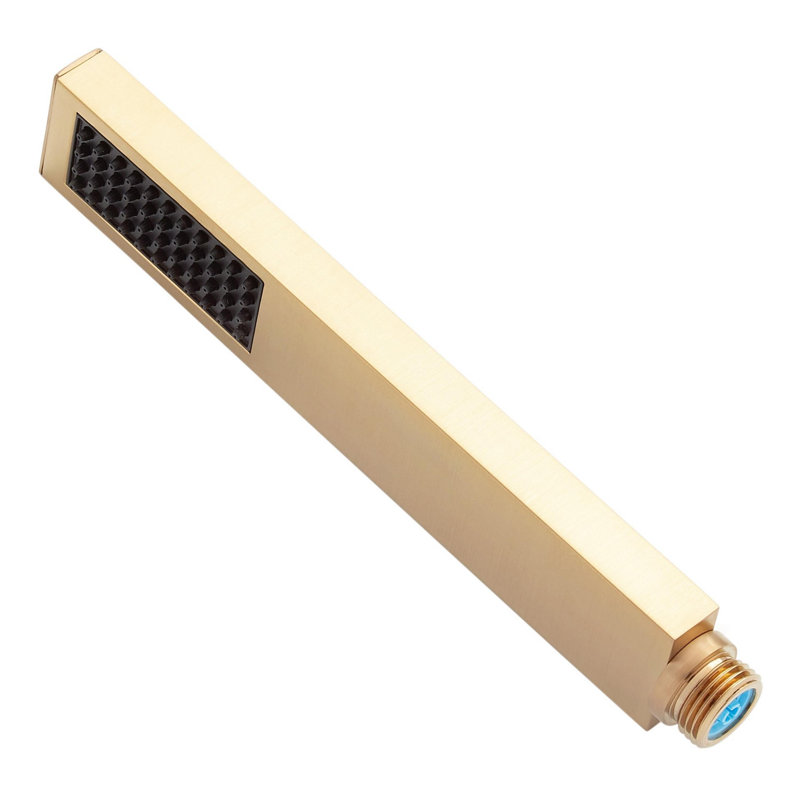 Hibiscus 1.8 GPM Single Function Hand Shower, Brushed Gold