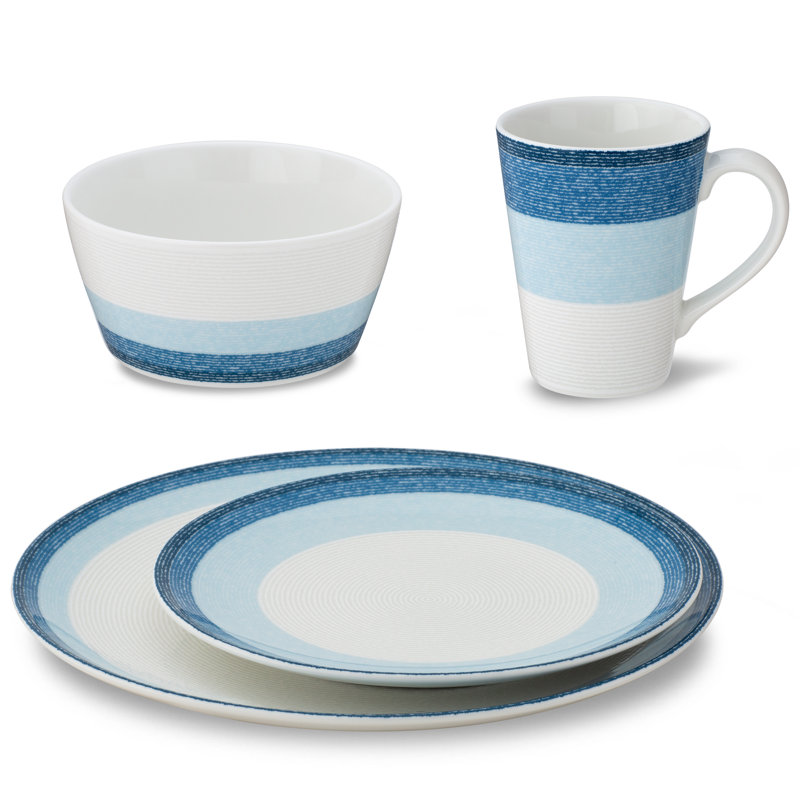 Couvert individuel 4 pièces Noritake Colorscapes Layers Coupe, Ciel