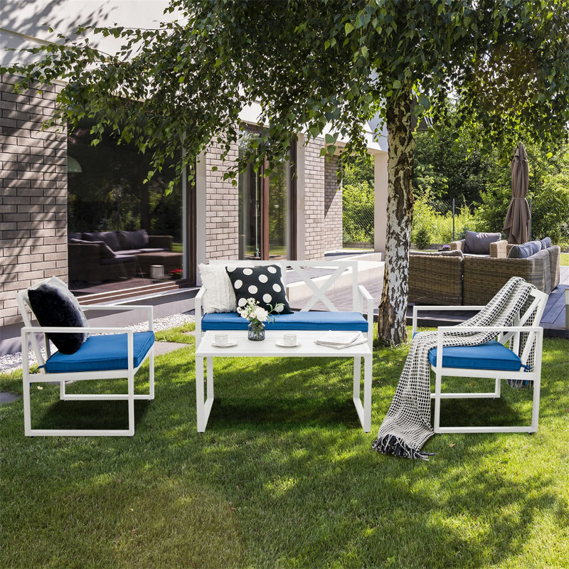 Hiltibrand Fabric 4 - Person Seating Group with Cushions