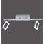 Inigo 45.5cm 2 -Light Track Kit