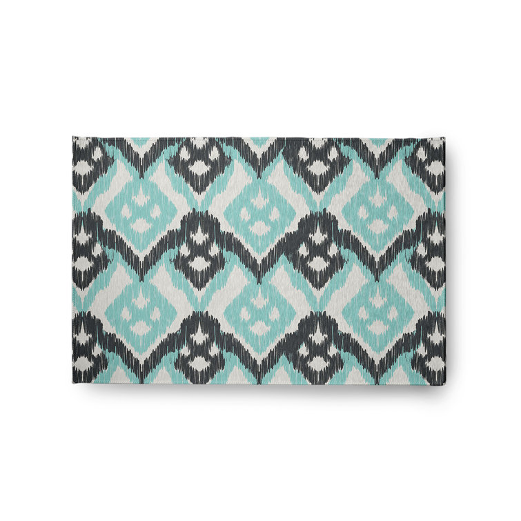 Chenille Ikat Indoor Rug