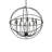 12 - Light Dimmable Globe Chandelier