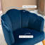 Fauteuil en polyester de 28,3 po Hereld-734610524-734610526