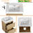 24"Bathroom Vanity Resin Sink with Double drawer-336343336