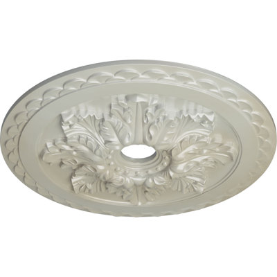 Médaillon de plafond de luxe de 23 5/8 po x 3 po x P 2 po (convient aux auvents jusqu'à 4 po)