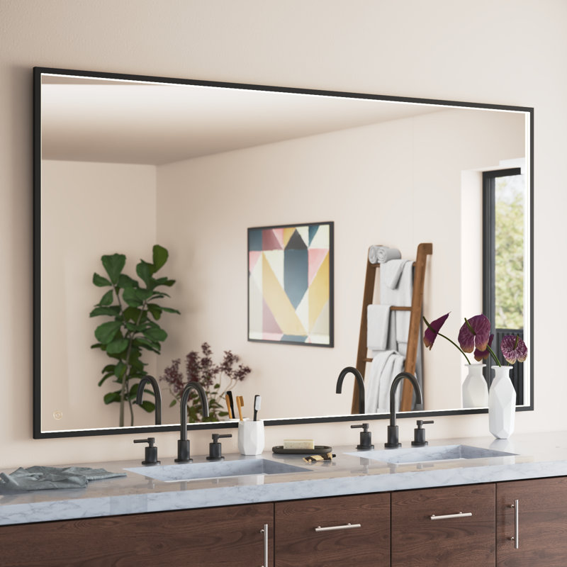 Miroir Piche, Noir, 42 po x 72 po