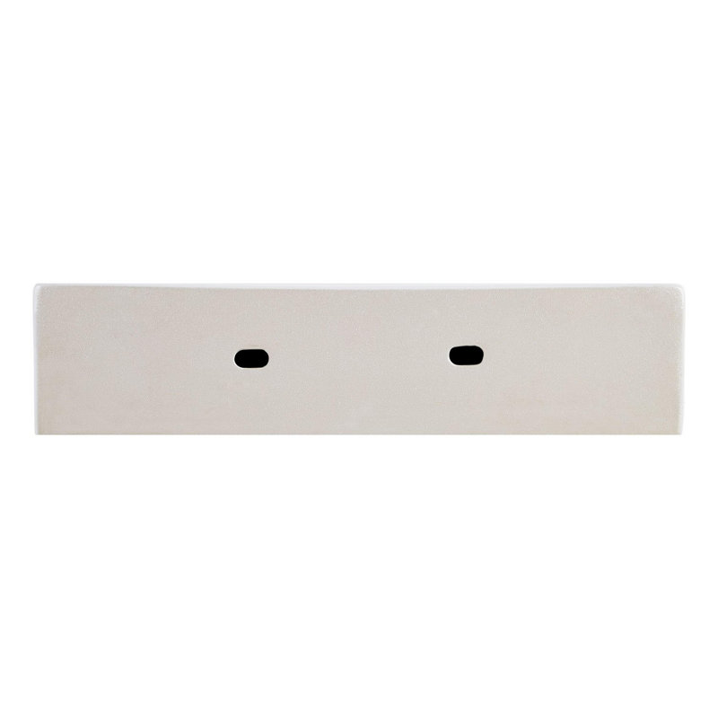 22'' White Ceramic Rectangular Wall Mount Bathroom Sink