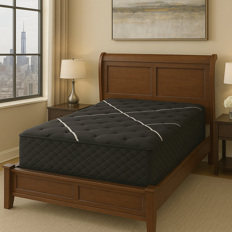 Matelas double avec gel rafraîchissant et mousse de soutien, conception merveilleuse à ressorts centraux, largeur de 54 pouces avec technologie de changement de phase à double système, unité à mémoire de forme enveloppée individuellement