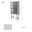 Armoire d'appoint 61 "H avec tablettes amovibles