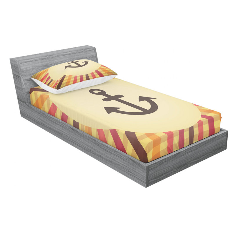 Microfiber Sheet Set, Twin Sheet Set with Fitted Sheet