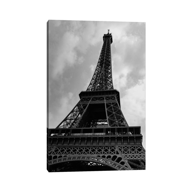 Eiffel Tower XII by Bethany Young - Print on Canvas, 30.48cm H x 20.32cm W x 1.91cm D, Wrapped Canvas