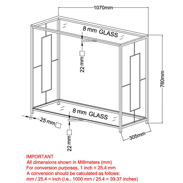 Dimensions du produit