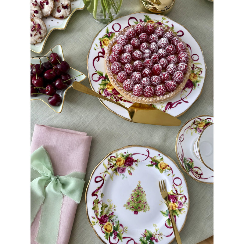 Royal Albert Old Country Roses Christmas Tree 5-Piece Place Setting