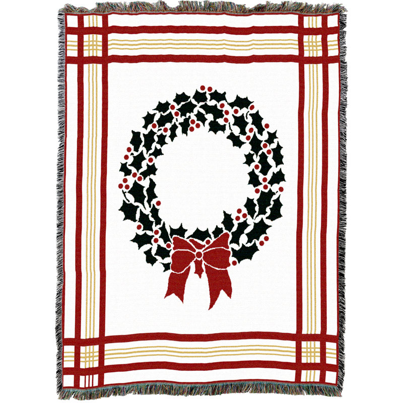 Jeté de couronne Pure Country Weavers - Fabriqué aux États-Unis (72 x 54)