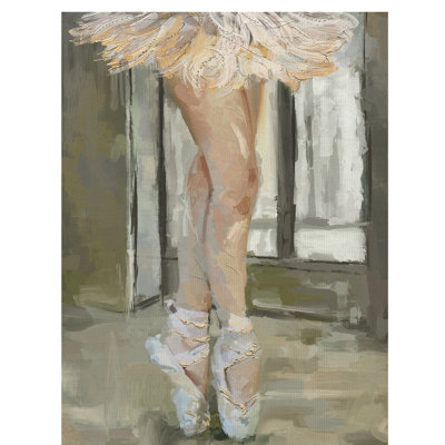 « en pointe »-sans cadre, reproduction d’art sur toile
