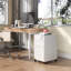 Classeur mobile à 3 tiroirs avec serrure, conception anti-basculement entièrement assemblée