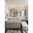 Kingston Brass Aurora 36-Inch Round LED Bathroom Mirror, Front and Back Light, Dimmable Touch Sensor Mirror-126353373