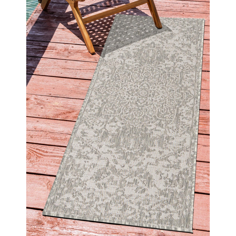 Jill Zarin Dubai Indoor/Outdoor Rug, Runner 2' x 8'