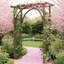 129.8cm W x 46cm D Solid + Manufactured Wood Arbour in Brown