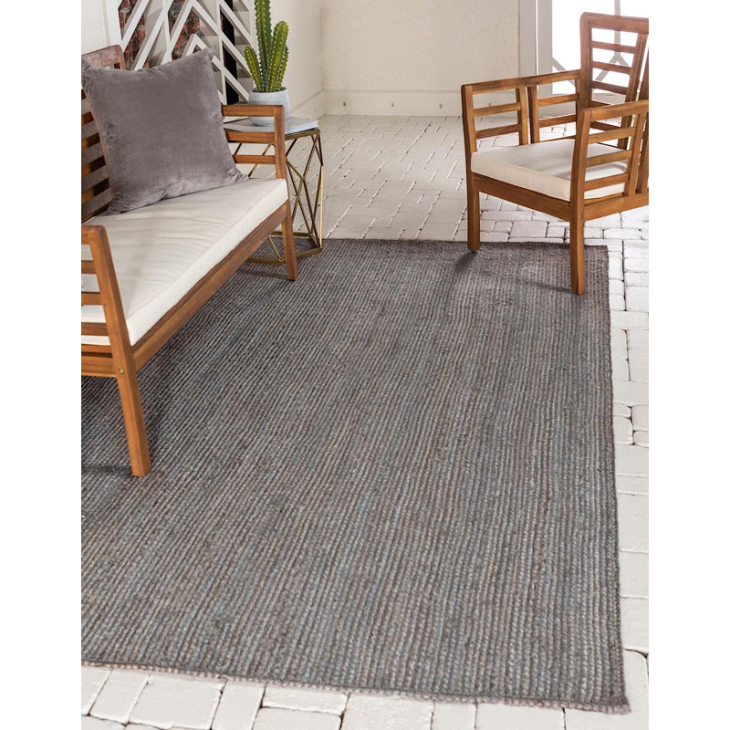 Akosua Jute/Sisal Indoor Rug, Rectangle 5' x 8'