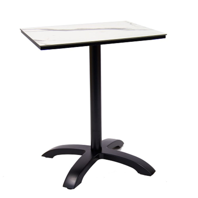 Table carrée L 24 po x l 24 po ERF Inc., Blanc
