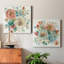 «Rose Garden I», ensemble de 2 reproductions d'art sur toile tendue-809166983