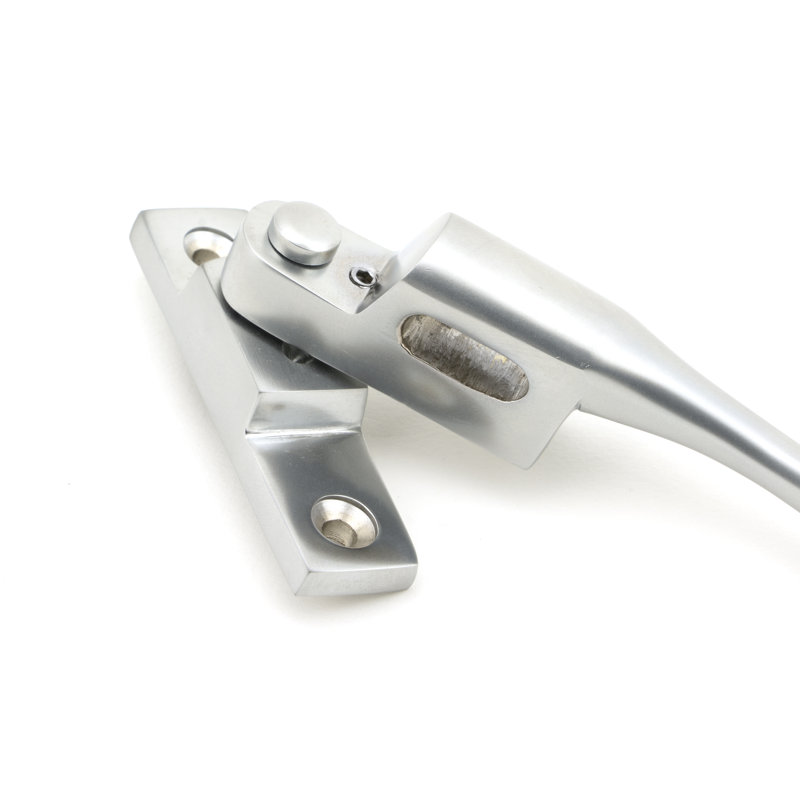 Night-Vent Locking Peardrop Fastener - LH, Satin Chrome