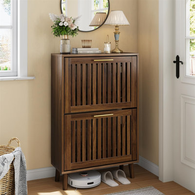 10 Pair Shoe Storage Cabinet