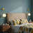 Gold Wall Sconce with Frosted Globe Shade – Plug-In or Hardwired Mid-Century Modern Wall Light for Bedroom, Living Room, Bathroom, or Hallway