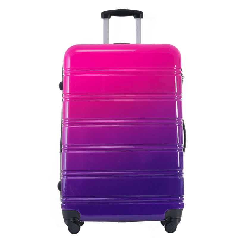 Valise extensible 3 pièces à roulettes Hardshell avec roulettes pivotantes et verrou TSA léger