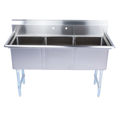 41.5" L x 23.75" W Free Standing Bar Sink