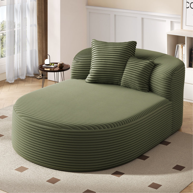 Canapé moderne sans méridienne, Vert