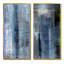 Art mural abstrait bleu gris, ensemble de 2 toiles - Le bleu rencontre l'art abstrait gris-1518991109-1518991128-1485443583