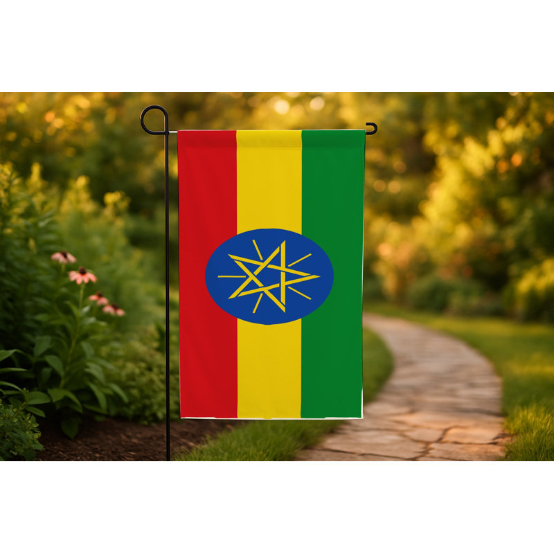 Drapeau de l'Éthiopie — Drapeau extérieur