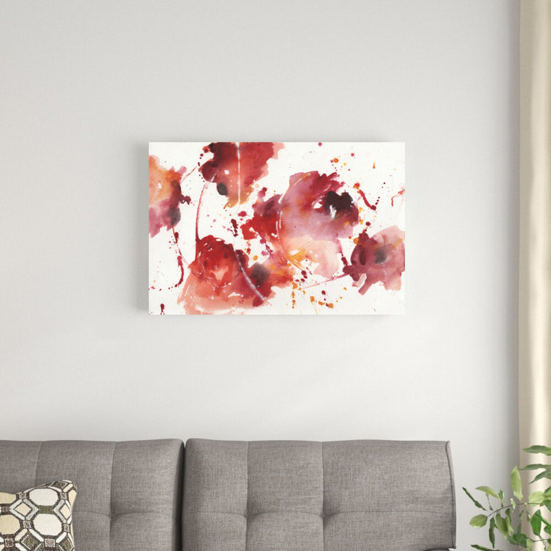 «Bright Days II» par Joyce Combs - peinture sur toile tendue, H 20 po x l 30 po