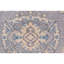 Tapis de couloir bleu clair / beige de haute qualité noué à la main Ziegler 3000