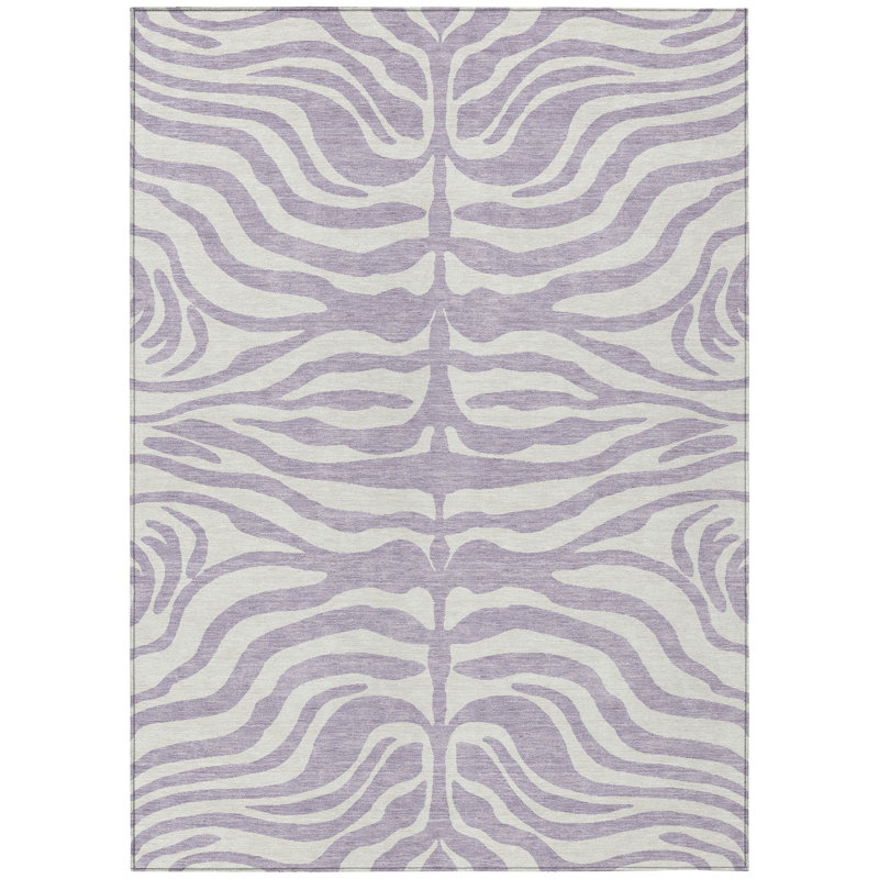 Tapis intérieur / extérieur mauve Solstice , 5 pi x 7 pi 6 po
