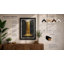 Golden Chasm Modern - Framed Print-1796212883-1796212893