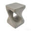 Table d'appoint Mgo Twist Shape, texture semblable au bois - couleur brun antique-129441720
