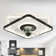 20" Shalon 3 - Blade LED Flush Mount Ceiling Fan with Remote Control and Dimmable Light