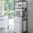 Tower Yamazaki Home Kitchen Appliance Storage Rack, Standing Organizer Shelves, Tall, Steel, Tall-46492100