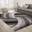 Frio Grey/Black Shaggy Indoor Rug-1452233867