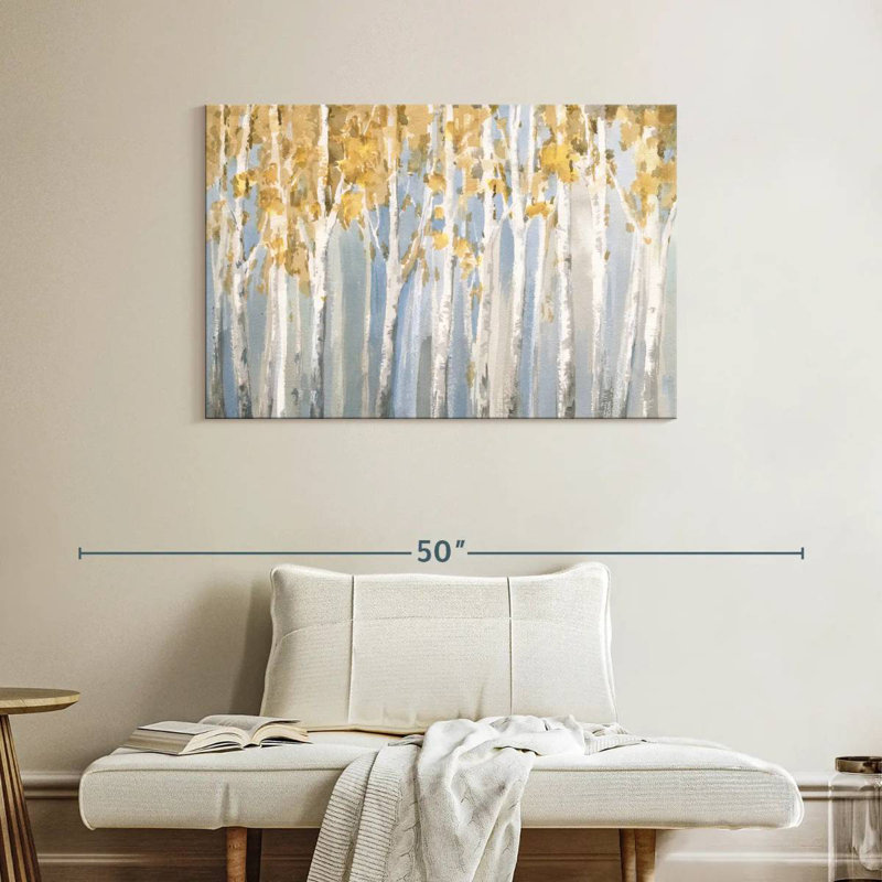 Harnek Fall Golden Birches, 26" H x 39" W